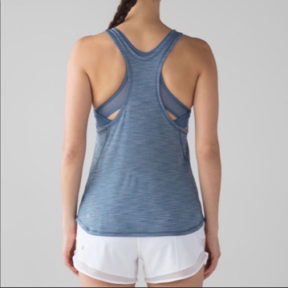 Lululemon Glide and Stride Tank mesh built in bra